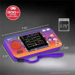 My Arcade DGUNL-4127 Data East hordozható játékkonzol (300 játék)