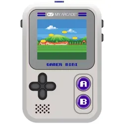 MY ARCADE Játékkonzol Gamer Mini Classic 160in1 Szürke & Lila Hordozható, DGUN-3924