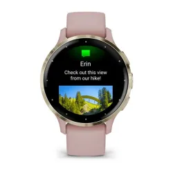 Garmin Venu 3S okosóra rózsa krémarany, szilikon szíjjal (010-02785-03)