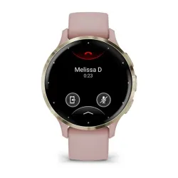 Garmin Venu 3S okosóra rózsa krémarany, szilikon szíjjal (010-02785-03)