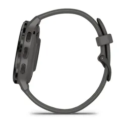 Venu 3S grey, grey frame, silicone band