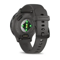 Venu 3S grey, grey frame, silicone band