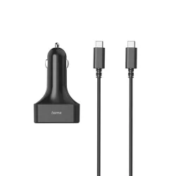 HAMA 200018, FIC E3 UNIVERZÁLIS AUTÓS TYPE-C TÖLTŐ "PD" (5-20V,65W)
