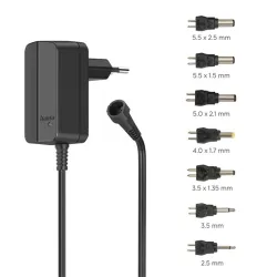 Hama Eco Universal network adapter 600mA/7,2W Black