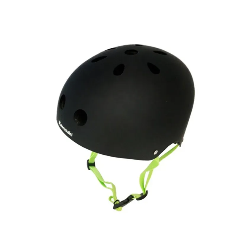 Kawasaki fekete fejvédő sisak S-M méret Kawasaki fekete fejvédő sisak S-M méret