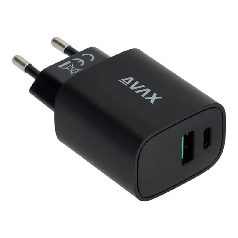 Avax CH600B 20W Universal USB Charger Black Avax CH600B 20W Universal USB Charger Black