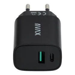 Avax CH600B 20W Universal USB Charger Black