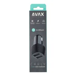 Avax CC301B CARLY 12W Car Charger Black