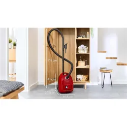 Bosch BGB38RD2 porzsákos porszívó piros