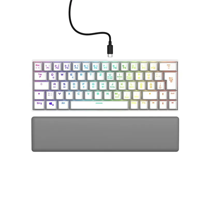 URAGE by HAMA 217829, GAMING URAGE EXODUS 760TKL MECHANIKUS MINI BILLENTYŰZET, RGB, RED SWITCH, FEHÉR URAGE by HAMA 217829, GAMING URAGE EXODUS 760TKL MECHANIKUS MINI BILLENTYŰZET, RGB, RED SWITCH, FEHÉR