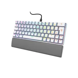 URAGE by HAMA 217829, GAMING URAGE EXODUS 760TKL MECHANIKUS MINI BILLENTYŰZET, RGB, RED SWITCH, FEHÉR
