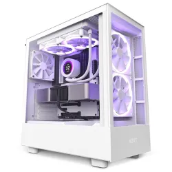 NZXT H5 Elite Fehér (Táp nélküli) ablakos MATX ház