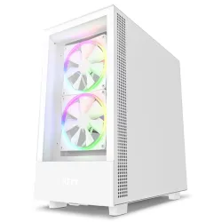 NZXT H5 Elite Fehér (Táp nélküli) ablakos MATX ház