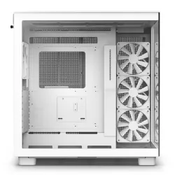 NZXT PC case H9 Flow Midi tower window white