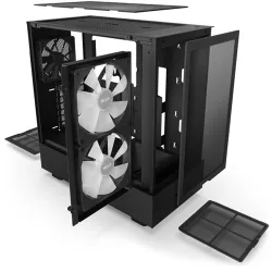 NZXT PC case H5 Flow RGB midi tower black