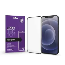 Xpro Apple iPhone 15 Pro Max Nano Glass kijelzővédő fekete kerettel (128845)