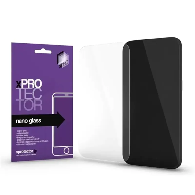XPRO 128418 Xiaomi Redmi A1/A1+/A2/A2+ Nano Glass kijelzővédő fólia fekete kerettel XPRO 128418 Xiaomi Redmi A1/A1+/A2/A2+ Nano Glass kijelzővédő fólia fekete kerettel