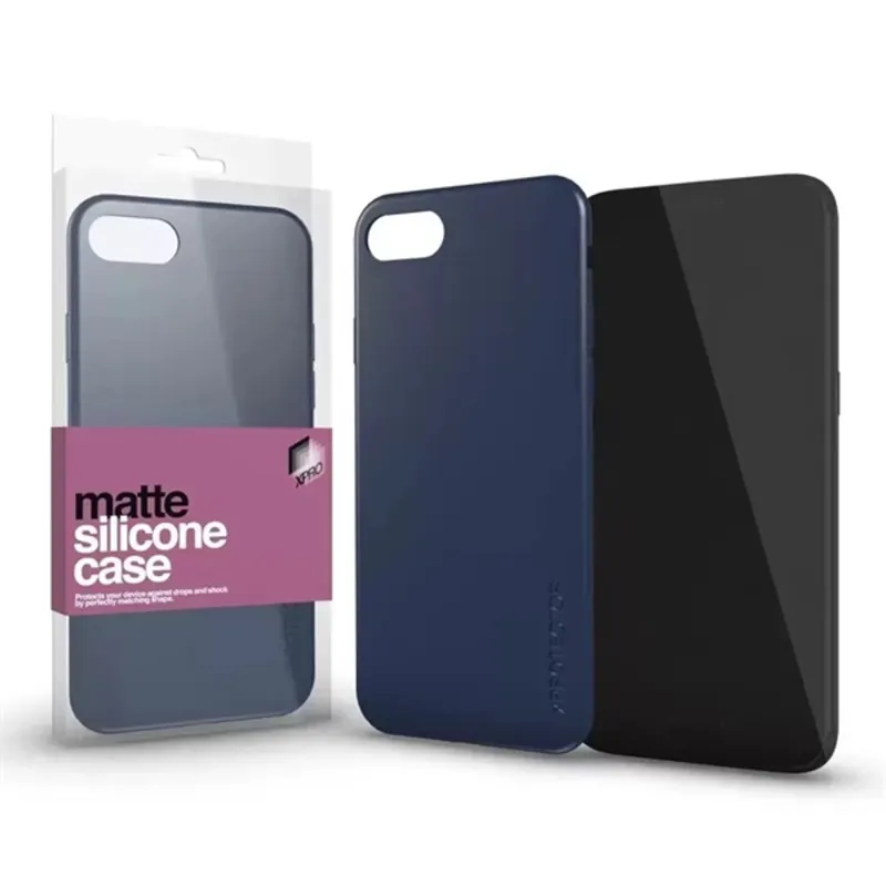 Xpro Apple iPhone 15 Pro Max Szilikon matte tok ultra vékony kék (128875) Xpro Apple iPhone 15 Pro Max Szilikon matte tok ultra vékony kék (128875)