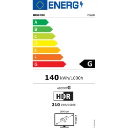 Hisense 75" 75A6K 4K UHD Smart LED TV