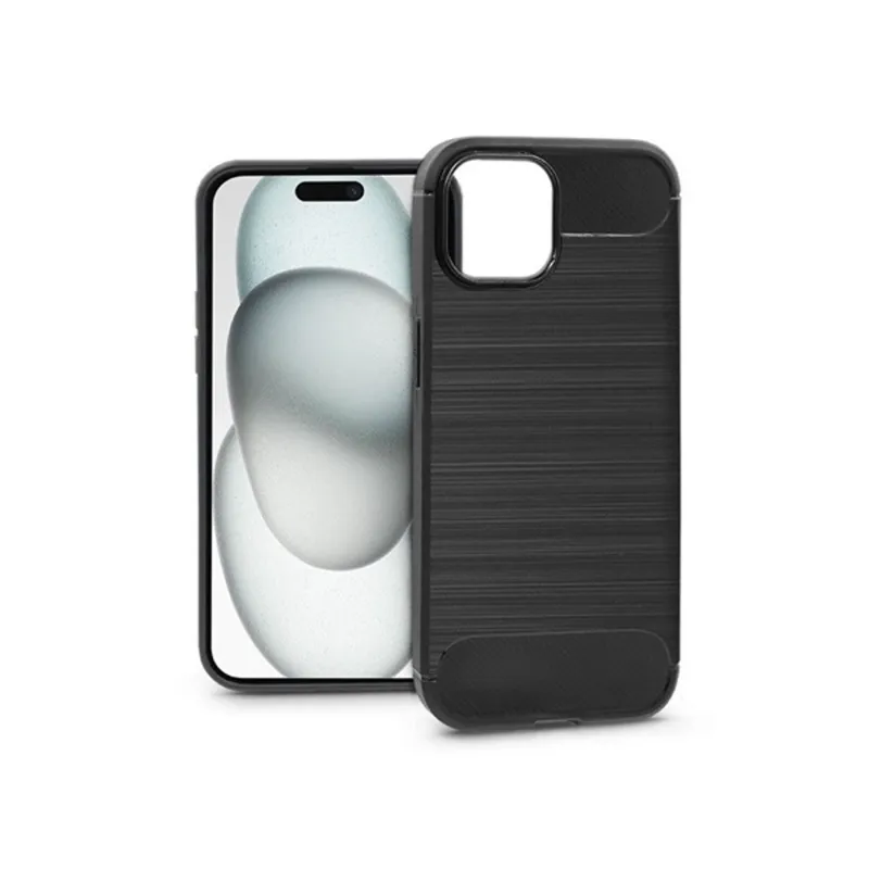 Haffner PT-6858 Apple iPhone 15 Plus Carbon fekete szilikon hátlap Haffner PT-6858 Apple iPhone 15 Plus Carbon fekete szilikon hátlap