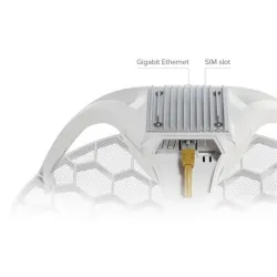 MikroTik LHG LTE18 kit, 17dBi, gigabites RJ45 csatlakozó
