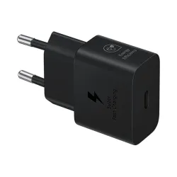 Samsung EP-T2510XWEGEU 25W fekete hálózati töltő + Type-C kábel