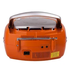 Trevi CD 512 hordozható narancssárga FM/AUX/CD boombox