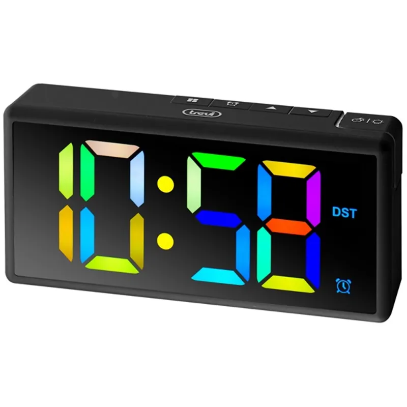 Trevi EC 886 Black digitális fekete ébresztőóra Trevi EC 886 Black digitális fekete ébresztőóra