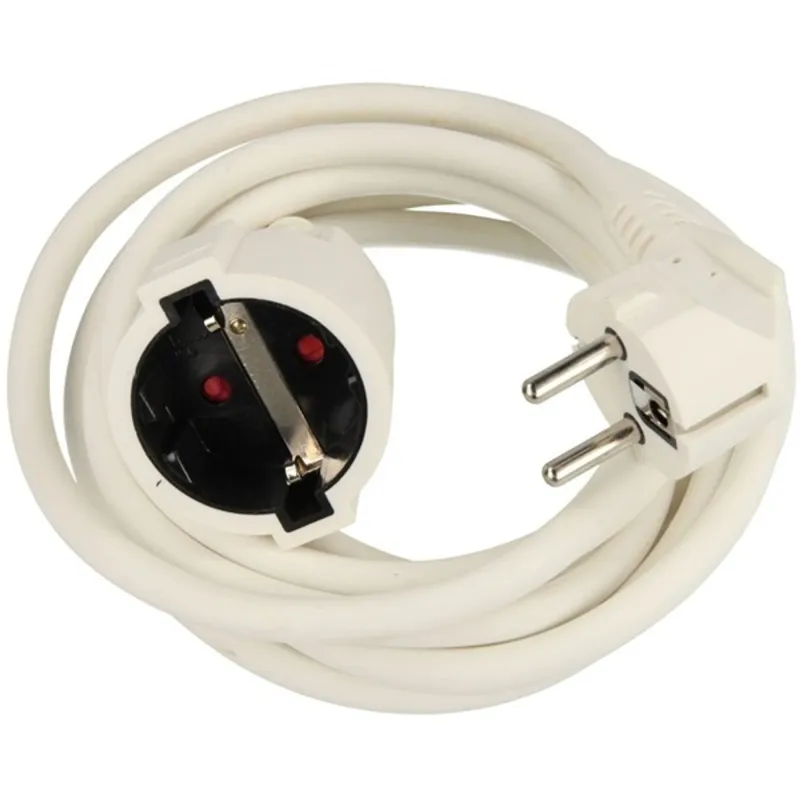 Anco 321373 H05VV-F 3X1,5mm2 fehér 3 m lengő hosszabbító Anco 321373 H05VV-F 3X1,5mm2 fehér 3 m lengő hosszabbító