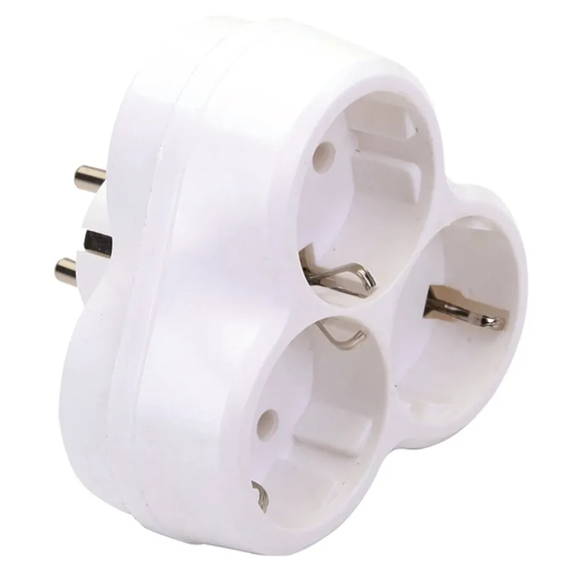 Anco 321733 16A 250V fehér földelt 3-as hálózati elosztó Anco 321733 16A 250V fehér földelt 3-as hálózati elosztó
