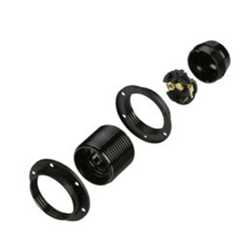 Anco 321213 max. 60W fekete E27 foglalat 2 gyűrűvel Anco 321213 max. 60W fekete E27 foglalat 2 gyűrűvel