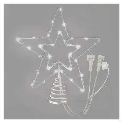 Emos D1ZC01 28,5 cm kül-beltéri hideg fehér Standard LED sorolható karácsonyi csillag