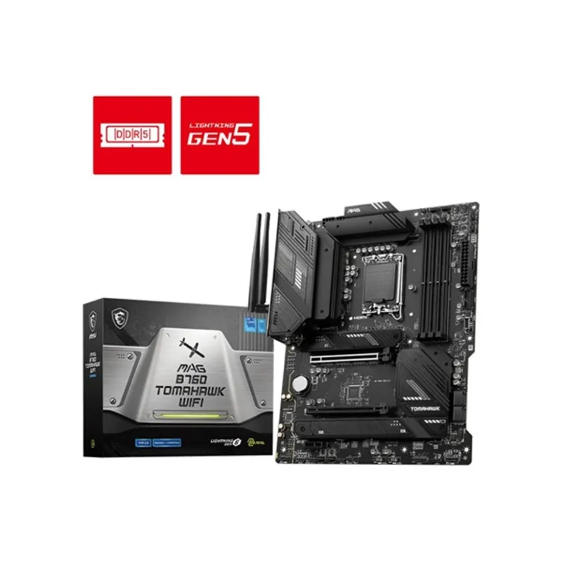 MSI MAG B760 TOMAHAWK WIFI desktop alaplap ATX MSI MAG B760 TOMAHAWK WIFI desktop alaplap ATX