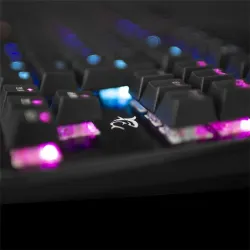 White Shark GK-1925 Spartan RGB Blue Switch Mechanical Keyboard Black US