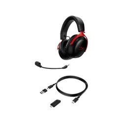 HP HyperX Cloud III Wireless Gamer Headset Red