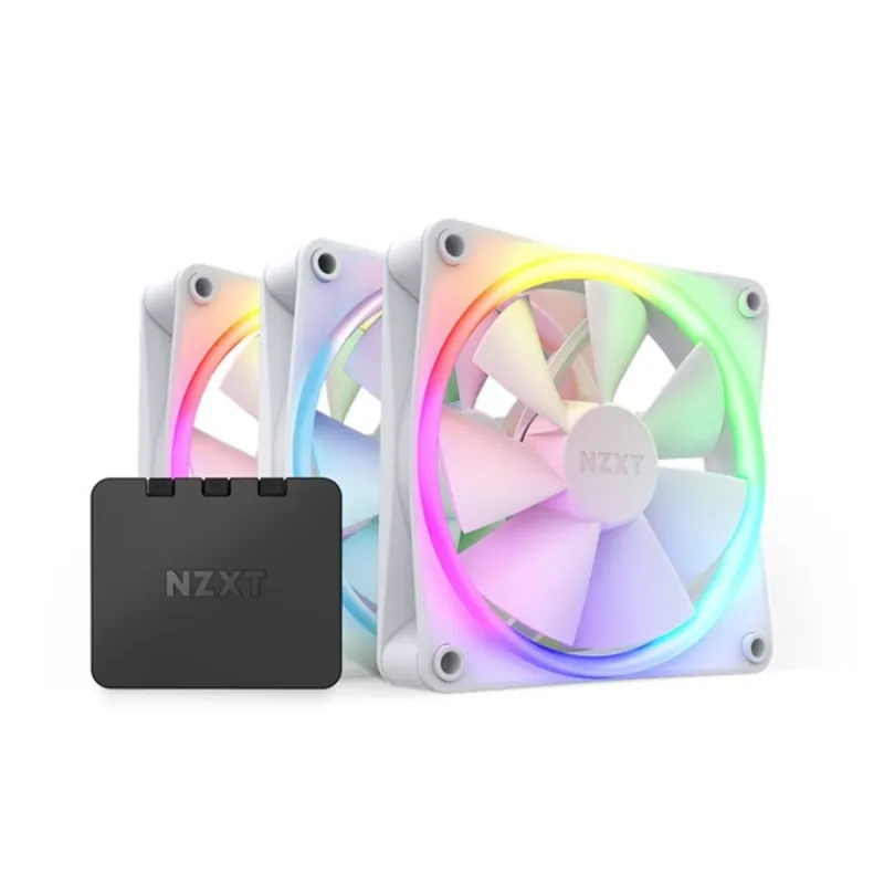 FAN NZXT F120 RGB 3IN1 - 120mm - fehér - RF-R12TF-W1 FAN NZXT F120 RGB 3IN1 - 120mm - fehér - RF-R12TF-W1