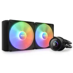 CPU hűtő NZXT Kraken 280 RGB vízhűtés fekete