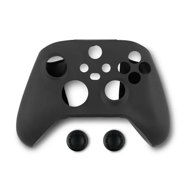 Spartan Gear 2808151 XBOX Series X/S kontroller szilikon skin fekete + thumb grips Spartan Gear 2808151 XBOX Series X/S kontroller szilikon skin fekete + thumb grips