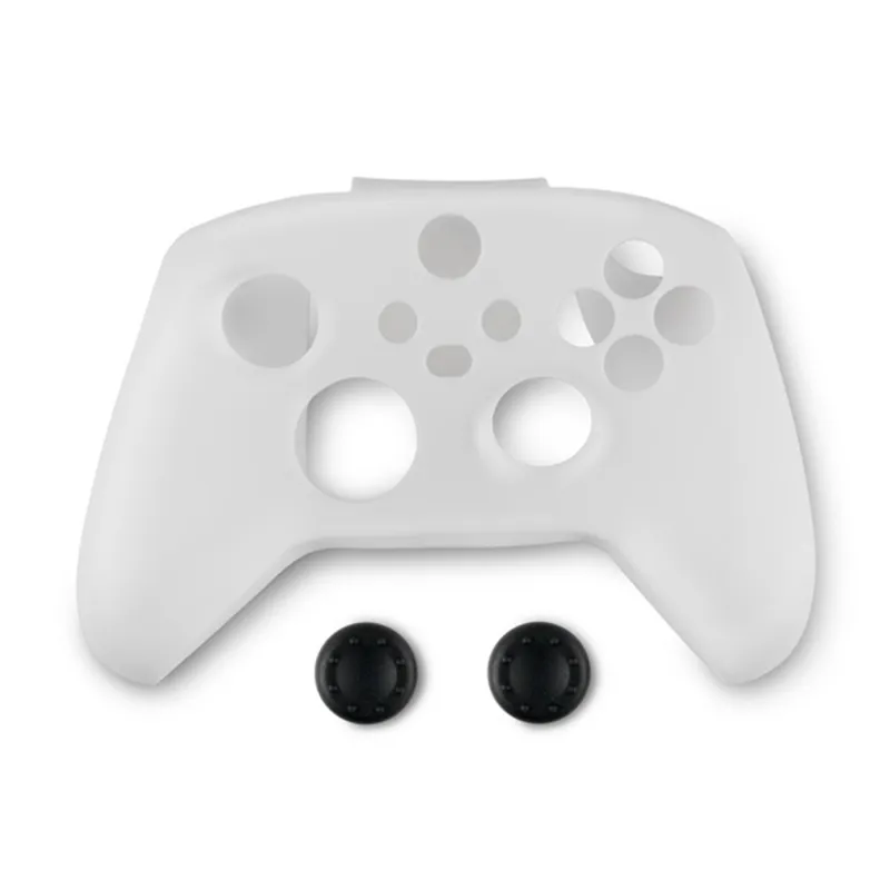 Spartan Gear 2808152 XBOX Series X/S kontroller szilikon skin fehér + thumb grips Spartan Gear 2808152 XBOX Series X/S kontroller szilikon skin fehér + thumb grips