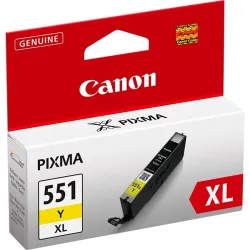 Canon CLI-551XL Y patron Sárga