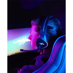 GAMING HEADSET "URAGE SOUNDZ 710", 7.1 FEKETE (PC,PS)