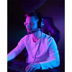 GAMING HEADSET "URAGE SOUNDZ 710", 7.1 FEKETE (PC,PS)