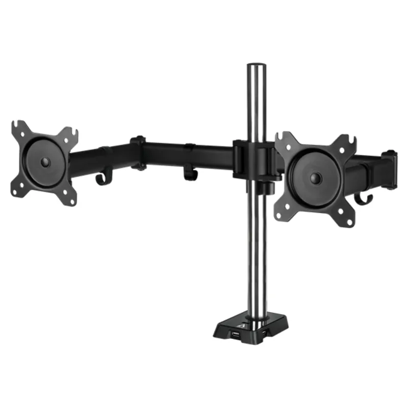 Arctic Z2 Gen 3 Desk Mount Dual Monitor Arm with USB Hub Black Arctic Z2 Gen 3 Desk Mount Dual Monitor Arm with USB Hub Black