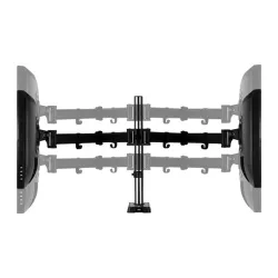 Arctic Z2 Gen 3 Desk Mount Dual Monitor Arm with USB Hub Black