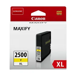 Canon PGI-2500XL Y - 19.3 ml - High Yield - yellow - original - ink tank - for MAXIFY iB4050, iB4150, MB5050, MB5150, MB5155, MB5350, MB5450, MB5455