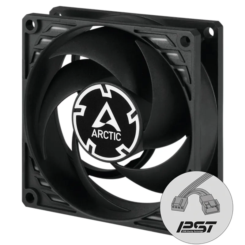 Arctic P8 PWM PST (Black/Black) Arctic P8 PWM PST (Black/Black)