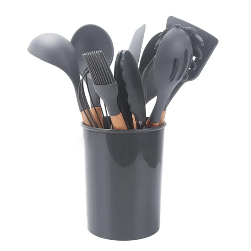 Iris KT-003-DG 11db-os sötét szürke konyhai eszköz készlet Iris KT-003-DG 11db-os sötét szürke konyhai eszköz készlet
