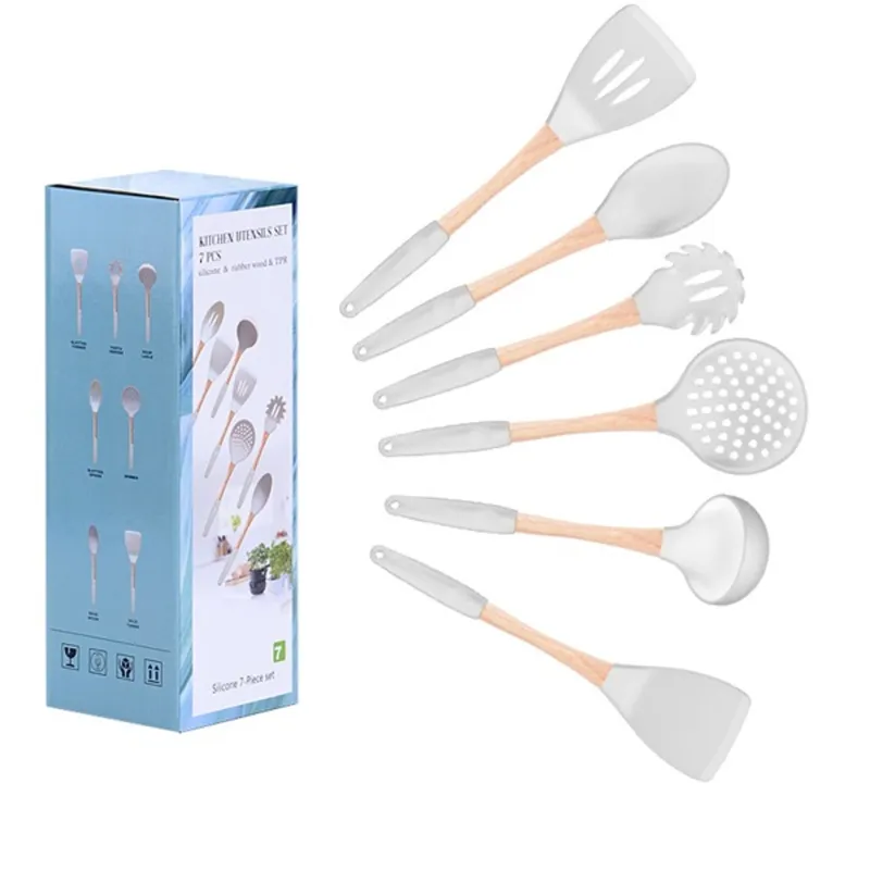 Iris KT-006-W fehér 7 db-os konyhai eszköz készlet Iris KT-006-W fehér 7 db-os konyhai eszköz készlet