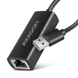 Adapter Axagon ADE-AR USB-A Gigabit Network Fekete