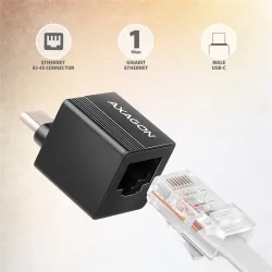 Axagon USB-C 3.2 Gen 1 mini Gigabit Ethernet hálózati adapter (ADE-MINIC)